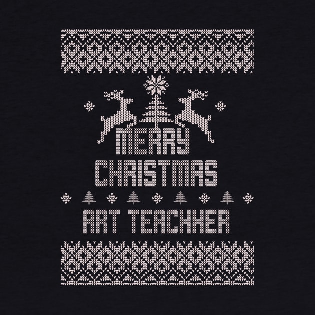 Merry Christmas ART TEACHER by ramiroxavier